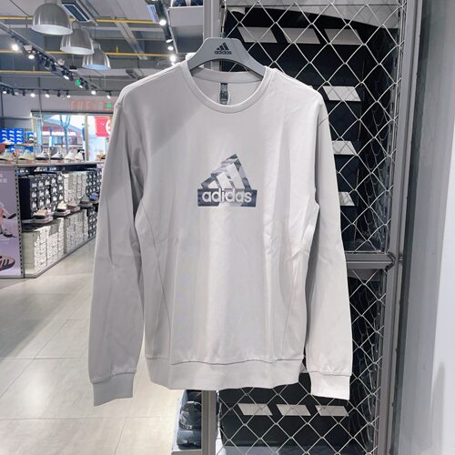 Adidas阿迪达斯TH LOGO SWT男子运动休闲圆领卫衣套头衫IT3962