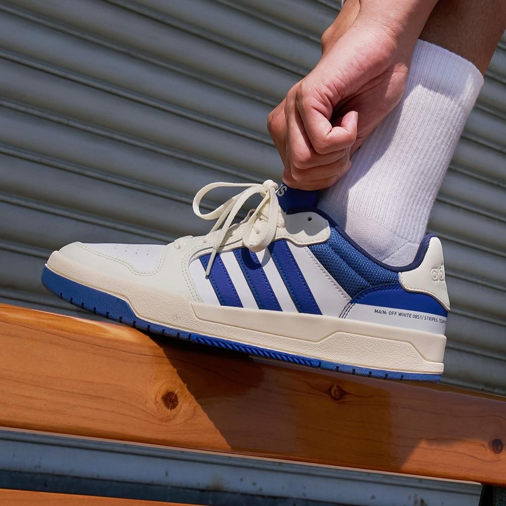 Adidas阿迪达斯ENTRAP男女款篮球风复古时尚板鞋耐磨运动鞋JS3009