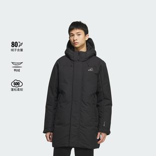 Adidas阿迪达斯正品 男子防风保暖鸭绒连帽派克服KC2512