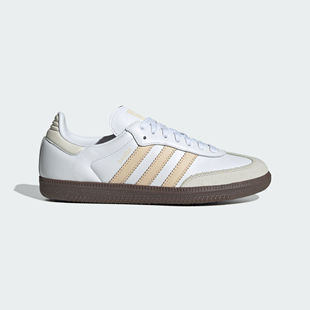 Adidas/阿迪达斯正品三叶草女士经典时尚复古系带低帮板鞋JH7300