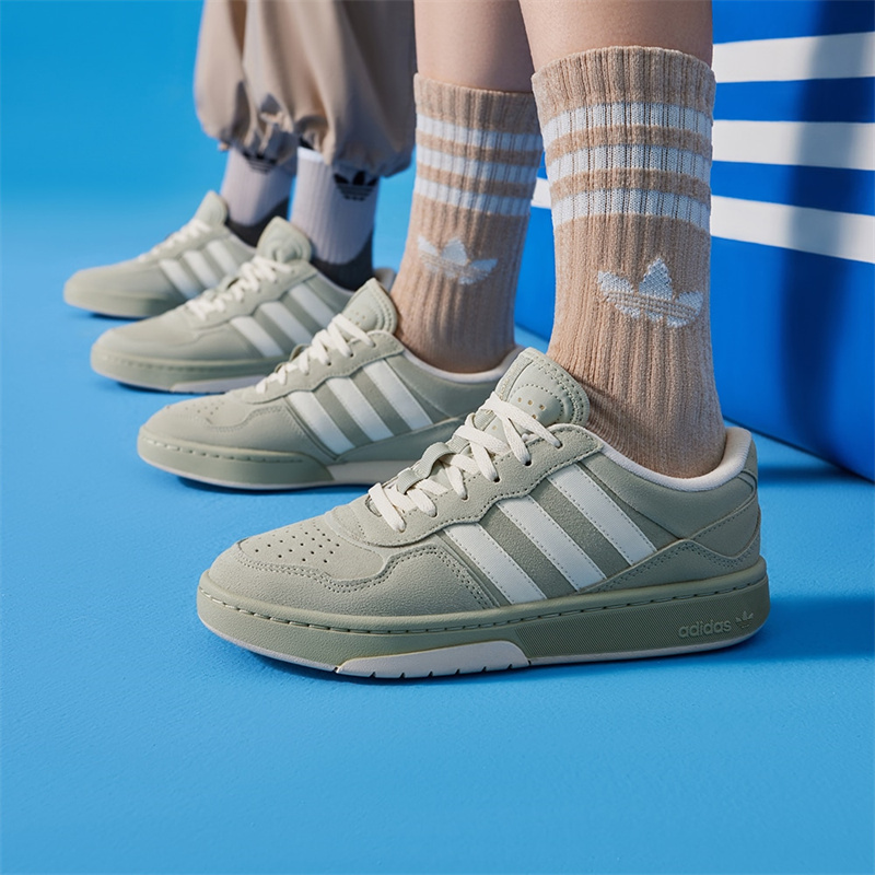 Adidas阿迪达斯 COURTIC 男女经典运动板鞋「面包鞋」ID6071