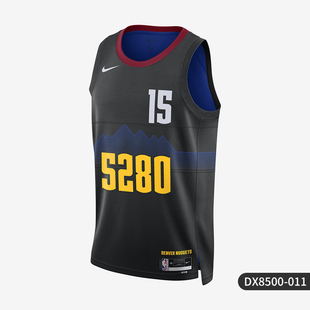 Nike/耐克正品丹佛掘金队男士圆领运动无袖球衣DX8500-011