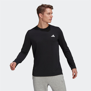 Adidas/阿迪达斯正品男子休闲运动健身长袖圆领T恤GT5563