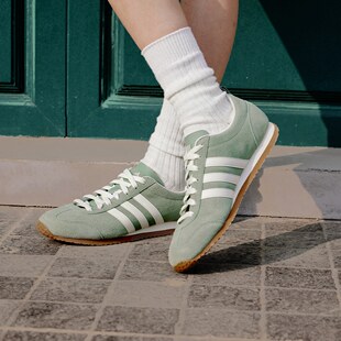 ADIDAS阿迪达斯正品男女鞋「冰淇淋T头鞋」薄底运动休闲鞋JS4445