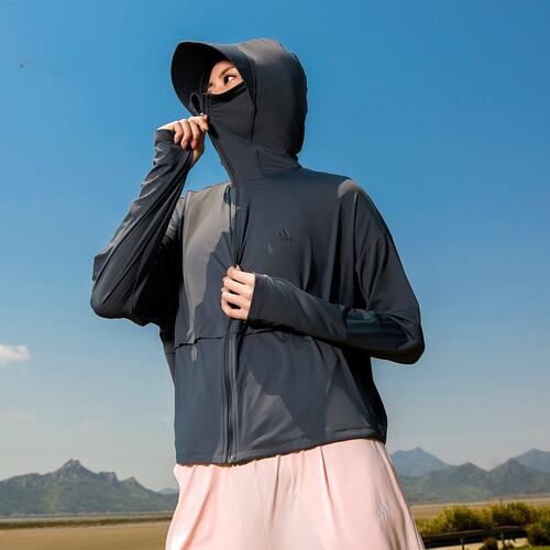 Adidas阿迪达斯正品女子凉感轻薄宽松夹克外套IW9434