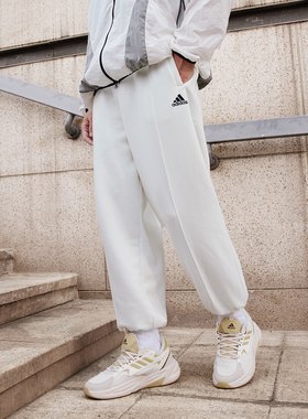 Adidas/阿迪达斯V TACK FL PT 男女加绒加厚束脚运动休闲裤JM9120