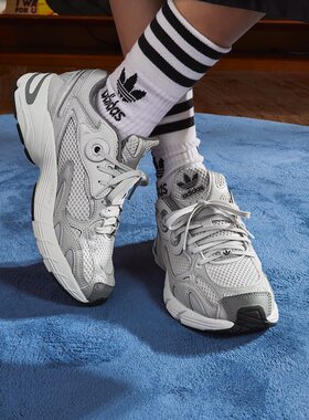Adidas阿迪达斯男女经典复古厚底网面运动老爹鞋「贝果鞋」JP6353
