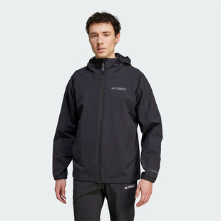 Adidas/阿迪达斯正品男子户外运动休闲连帽夹克外套JI5935