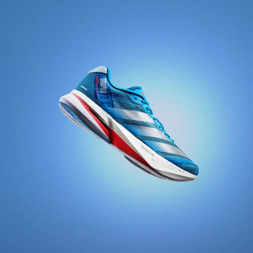 阿迪达斯adidas男鞋ADIZERO BOSTON 13限定系列竞训玻纤柱跑鞋
