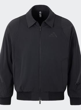 Adidas阿迪达斯正品JACKET男加绒运动休闲宽松翻领夹克外套JZ4192