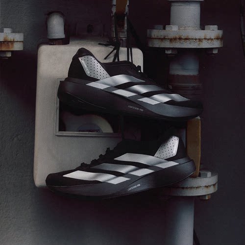 Adidas/阿迪达斯Adizero Evo SL女款黑色舒适低帮跑步鞋JP7147