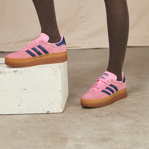 Adidas阿迪达斯GAZELLE BOLD 女经典厚底运动板鞋「T头鞋」H06122