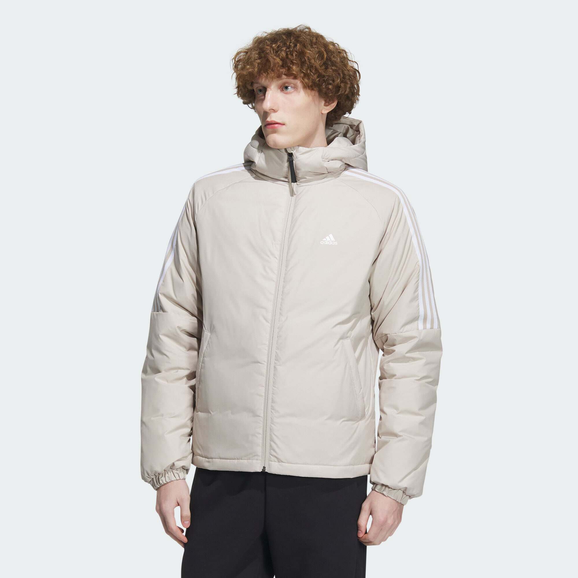 阿迪达斯羽绒服男冬季新款男士户外棉服保暖冬装运动外套IT8728