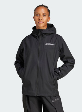 断码特卖Adidas/阿迪达斯正品女子户外运动连帽舒适外套JN8813