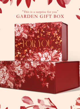 原创新年国风礼物盒高级感红色礼品盒情人节新婚伴手礼盒喜庆糖盒