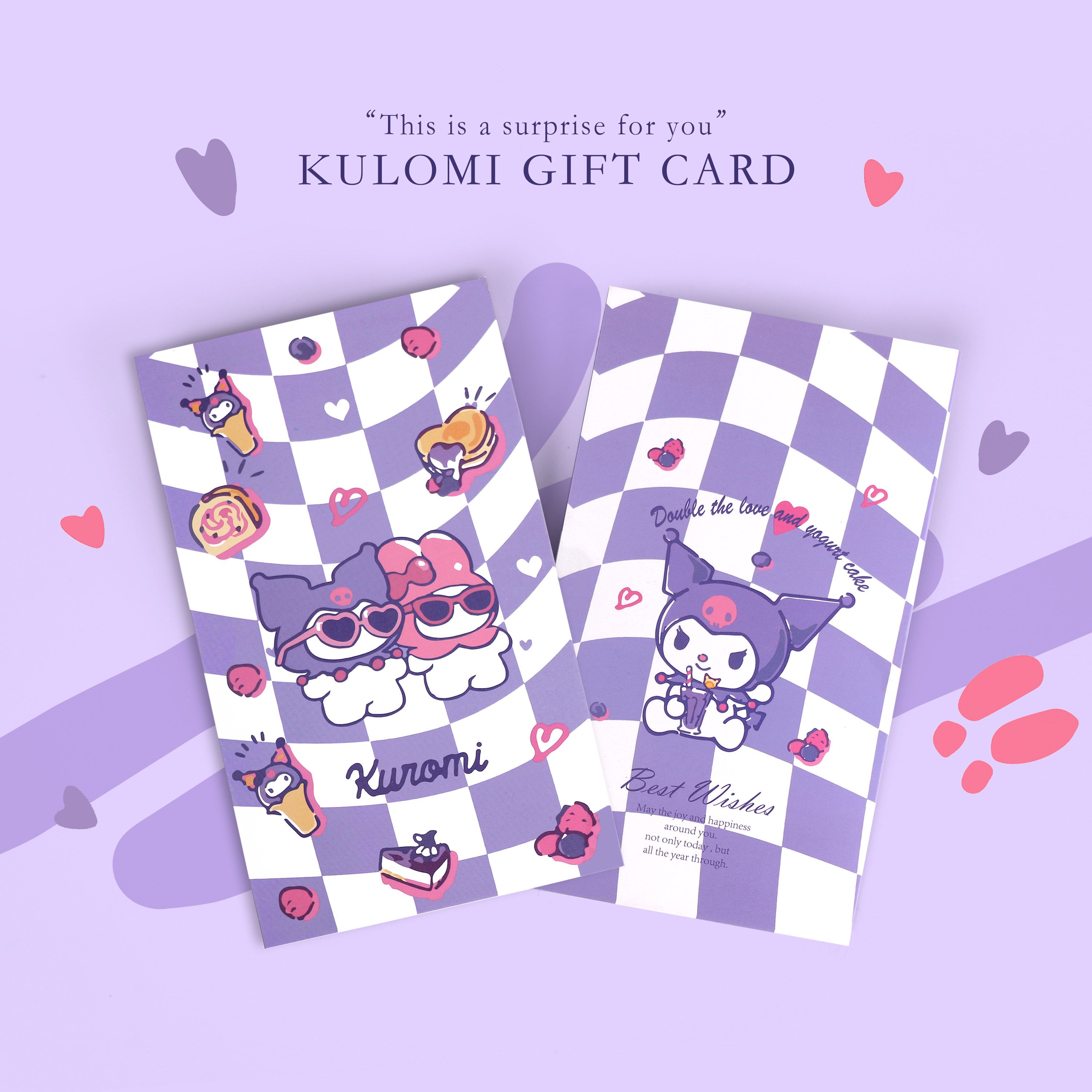 库洛米贺卡kuromi情人节折叠明信片七夕卡通可爱女友儿童生日礼物,节庆用品/礼品,贺卡/卡片,淘宝优惠券,粉丝福利购,淘宝优惠卷