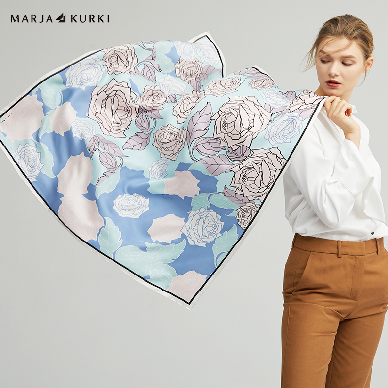 真絲方巾絲巾高級感禮盒禮物