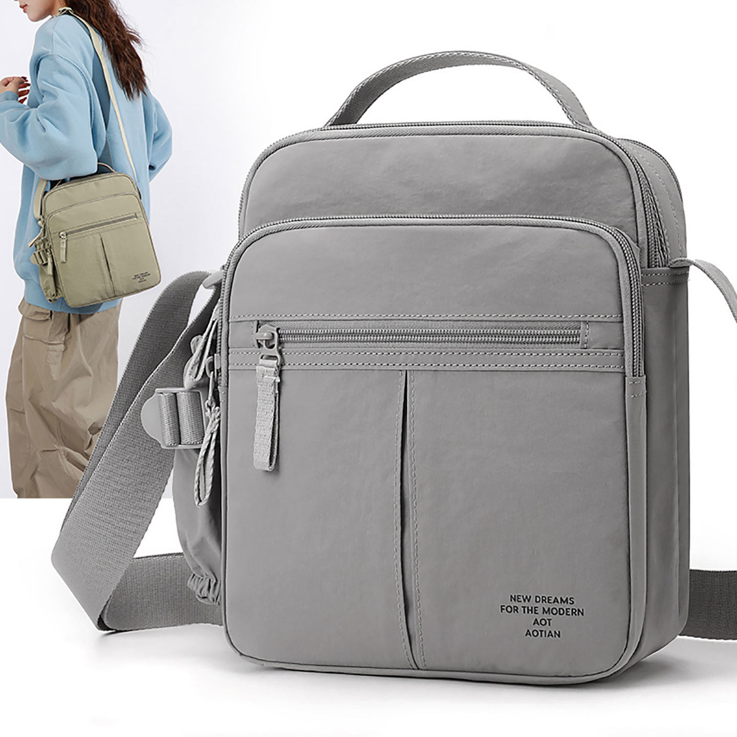 男士包包斜挎包2026新款外出便携旅游多功能单肩背包牛津布手提包,箱包皮具/热销女包/男包,男士包袋,淘宝优惠券,粉丝福利购,淘宝优惠卷