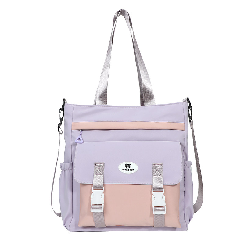 小学生手提拎书袋女补课单肩包中学生日系百搭大容量斜跨包上课包,箱包皮具/热销女包/男包,时尚帆布包,淘宝优惠券,粉丝福利购,淘宝优惠卷