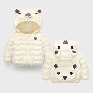 儿童棉服轻薄款 洋气外套男婴儿棉衣免洗 中小童棉袄一岁女宝宝冬装