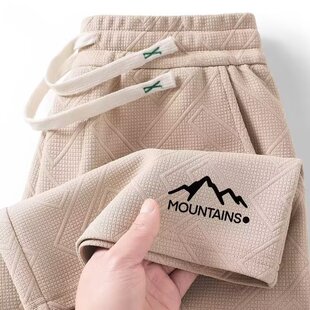 男士 休闲五分裤 夏季 潮流百搭宽松运动青少年美式 2026新款 提花短裤