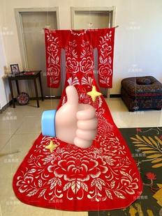 剪纸植绒布服装秀剪纸服装定制成品