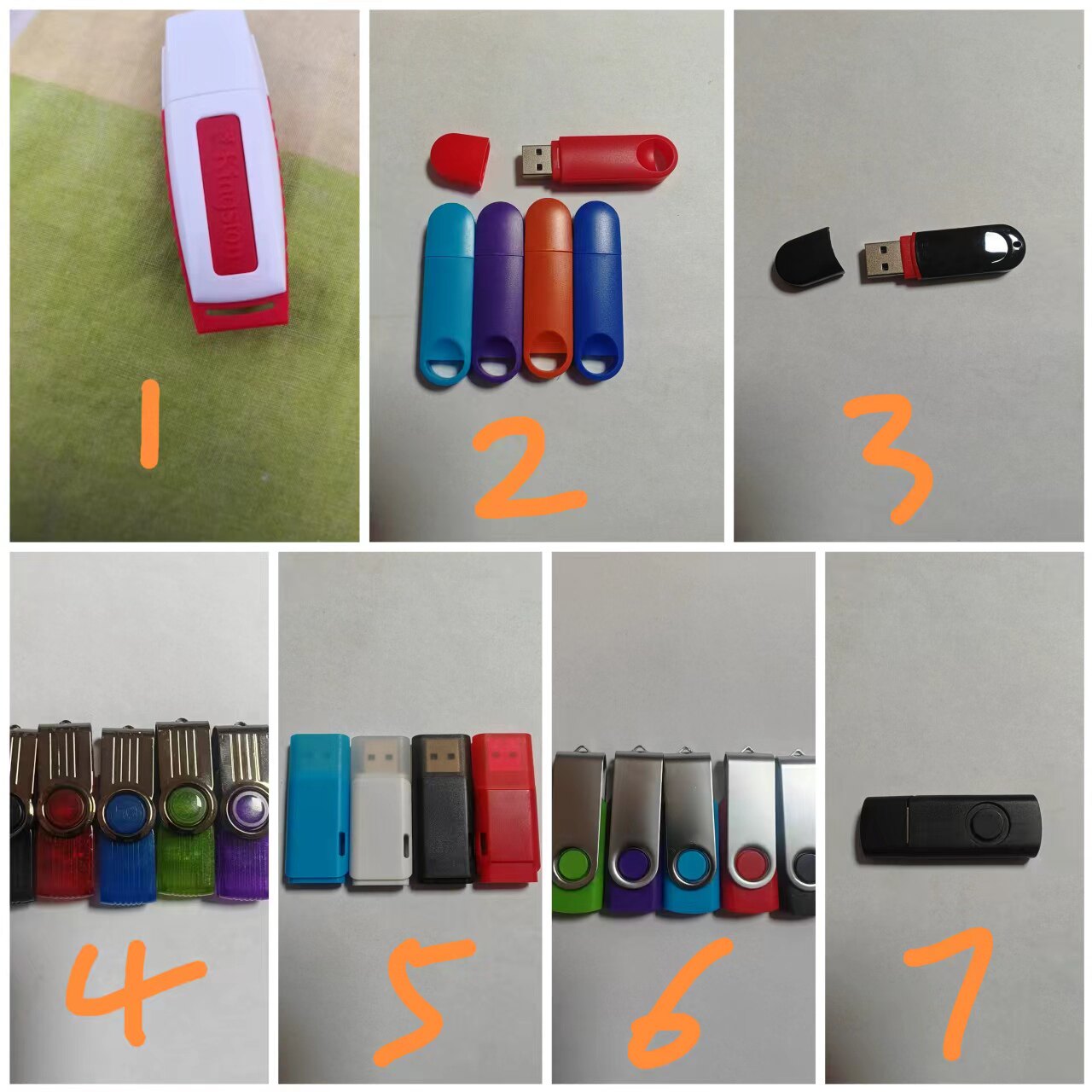 8G原装足量礼品办公小容量优盘批量定制标书u盘