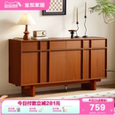 政府补贴全友家居中古风餐边柜靠墙一体储物柜客厅收纳置物茶水柜