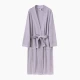 Женщины - лавандованный фиолетовый кимоно -воротник ванна