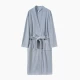Женский голубая кимоно-кимоно-вырезовая халат