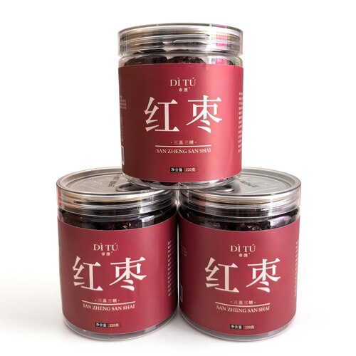 帝图三蒸三晒即食蜜饯红枣