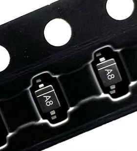 BAV19WS 丝印A8 SOD-323 0805封装 贴片开关二极管 200mA 100V