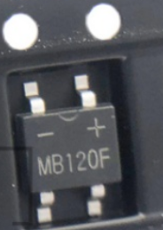 肖特基桥堆MB120F SOP-4 薄体桥堆 1A 200V 贴片肖特基桥堆 全新