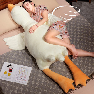 日本大鹅抱枕大白鹅趴睡枕毛绒玩具公仔鸭娃娃玩偶生日礼物小礼品