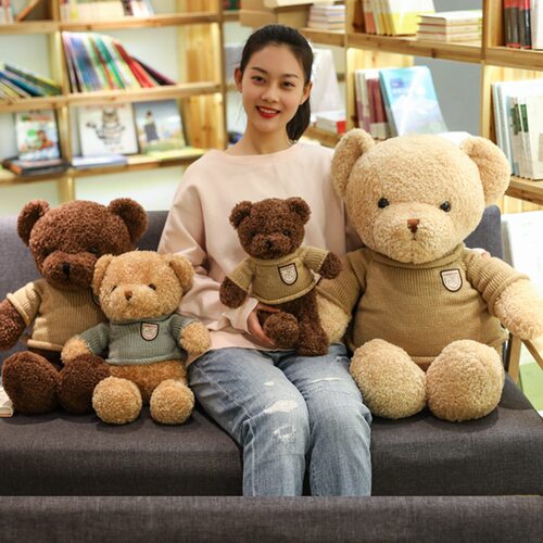 日本泰迪熊公仔毛绒玩具抱抱熊可爱布娃娃送女友睡觉抱枕礼物女生