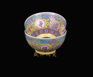 景德镇万寿无疆碗厂货正德直口老式碗餐具陶瓷碗面碗汤碗环保中式