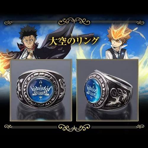 动漫家庭教师HITMAN REBORN!彭格列家族周边戒指可调节指环饰品