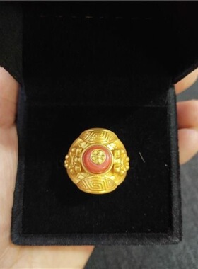 藏式纯手工马鞍戒指民族风轻奢个性轻质食指戒指环饰品送礼物