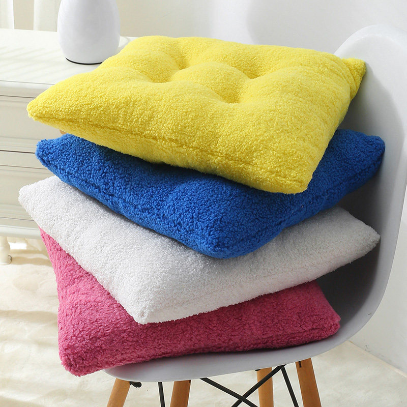 坐垫椅垫屁股垫大学生短毛绒加厚板凳教师凳子毛绒板凳办公室座垫,居家布艺,椅垫,淘宝优惠券,粉丝福利购,淘宝优惠卷