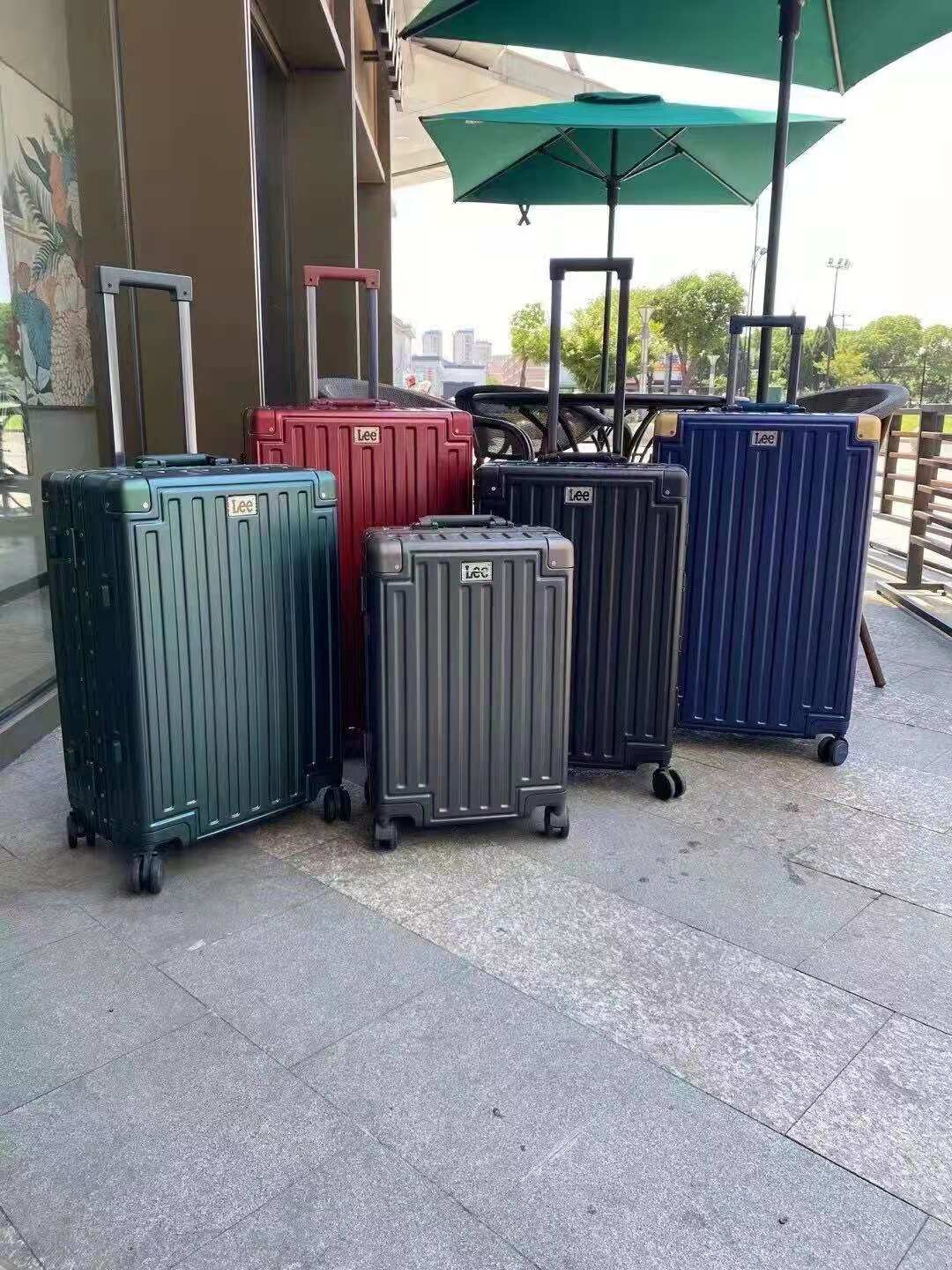 高端旅行拉杆箱20超静音万向轮新款ins网红铝框箱24寸28锁扣时尚