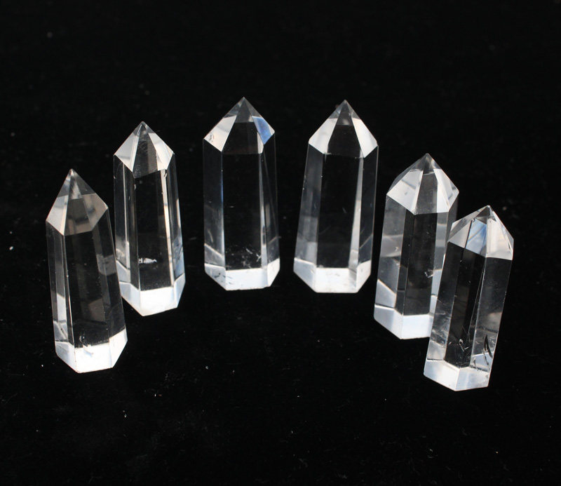 Yi rim natural White Crystal Hexagonal prism Decoration Crystal Column trumpet Fengshui Accessoriesin the Accessories/Fashion Jewelry, Decoration  category - from Buy2taobao.com to provide professional Taobao agent buy service