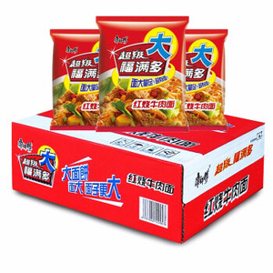福满多红烧香辣劲爽拉面