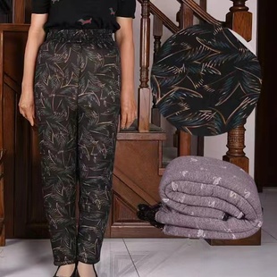 女冬款 老太太加肥加大200斤棉裤 胖老人特体加肥加厚婆婆保暖棉裤