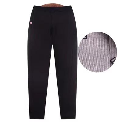 冬季老年人加厚保暖棉裤爸爸开小便口睡裤男爷爷防寒蓄热驼绒长裤