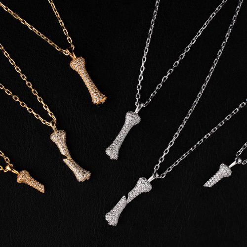 EYEFUNNY王一博同款骨头项链嘻哈