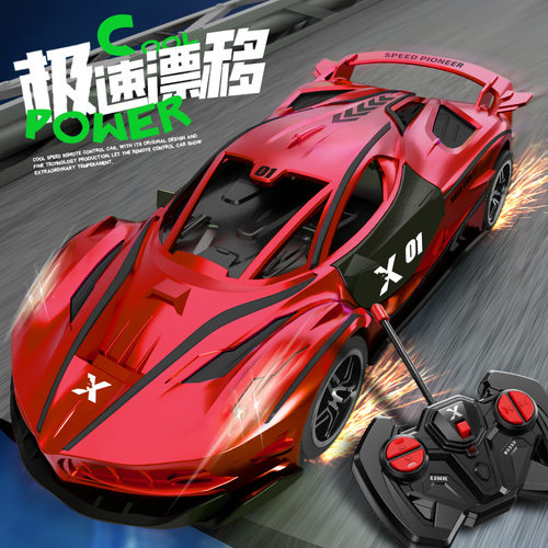 1:22儿童遥控车玩具rc电动高速马达漂移赛车男孩遥控车6-12岁玩具