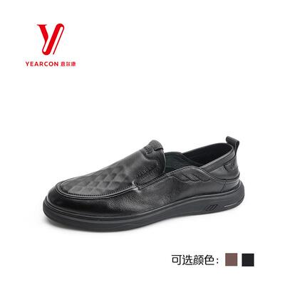 意尔康皮鞋男2025真软底士