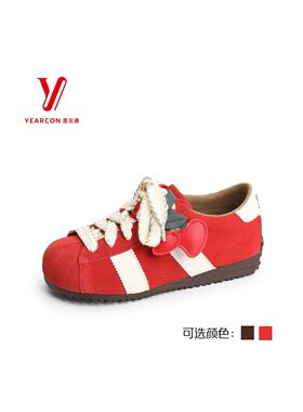 意尔康6181GD32071Y德训拼色新款女春季2026软底休闲鞋轻便鞋女鞋