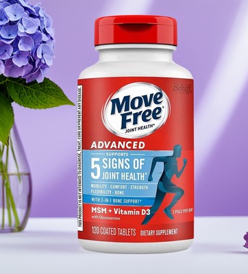 现货美国MoveFree蓝盒120粒