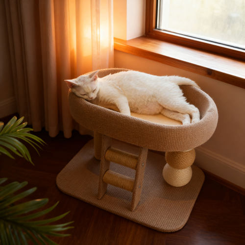 冬天离地防潮猫咪床猫窝猫爬架